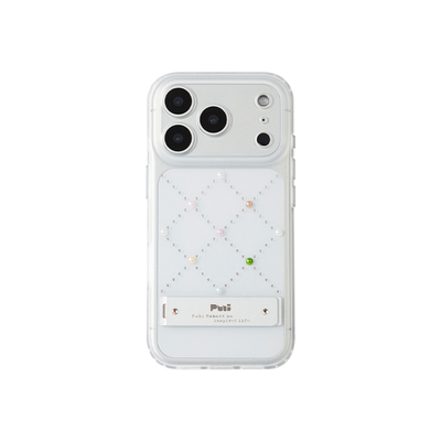 puui噗又适用iphone18promax PurePearl珍珠透明系列轻奢简约苹果保护壳16 17 18 pro max带支架全包手机壳
