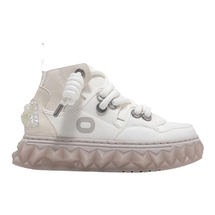 OETZI冰人奥兹冰山叠代帆布鞋男女同款高帮鞋春秋季休闲融化鞋