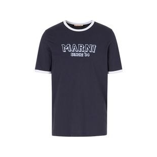 【天猫独家】MARNI 2026新品男女同款LOGO印花短袖T恤