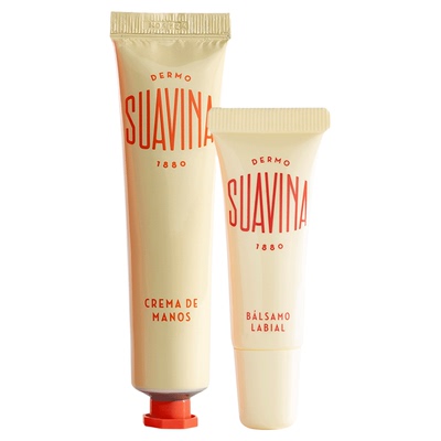 suavina西班牙舒雅维娜护手霜滋润保湿防脱皮补水秋冬皮唇膏套装