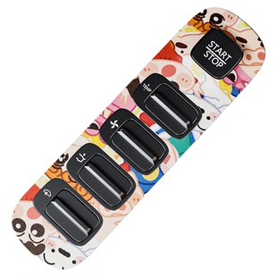 汽配熊适用于小米su7汽车内饰改装配件中控面板按键贴按钮装饰品