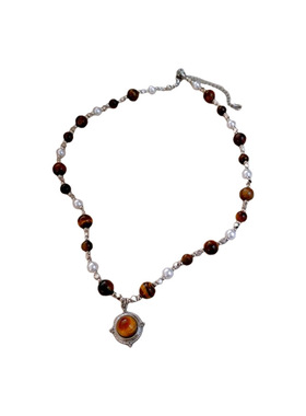 微妙女士锆石葫芦珍珠项链锁骨链