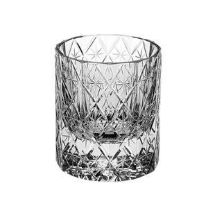 AURA'S高端手工无铅K9水晶杯江户切子星芒杯奢华日式威士忌洋酒杯