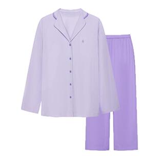 ubras家居服纯棉情侣款睡衣套装100%棉男士女生长袖长裤新款春夏