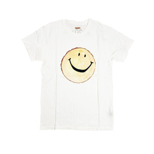 西山好牛KAPITAL24SS 24aw限定T恤年轮树桩笑脸印花日系短袖ins潮