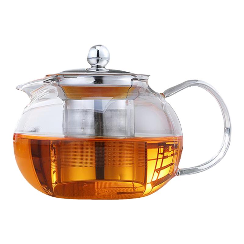 耐热玻璃泡茶壶不锈钢内胆煮茶器