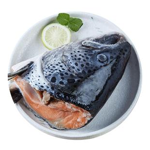 海思芙智利进口三文鱼头(3只装)大西洋鲑鱼大只冷冻新鲜 烧烤炖汤