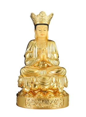 纯铜毗卢遮那佛铜像家用