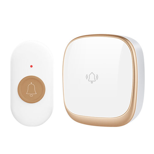 聋哑老人闪光门铃家用无线大音量免插电远距离电子遥控提醒呼叫器