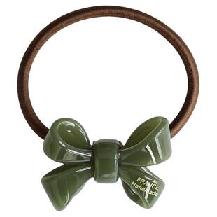 2个包邮 韩国FRANCE复古百搭发圈 蝴蝶结头绳发绳丸子头扎高马尾