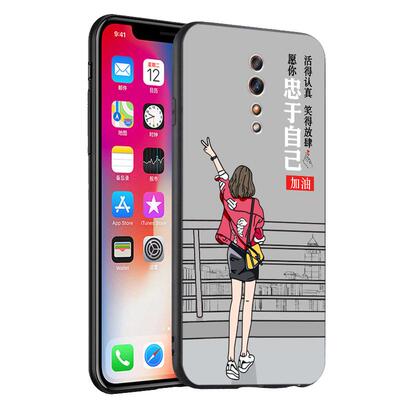 luckrider适用于OPPORENOZ送钢化膜opporenoz全包边PCDM10创意新品0ppoRenoz防摔手机套pcdm10软硅胶pcdt10潮