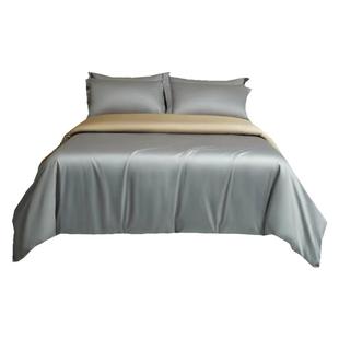 A类高支高密长绒棉全棉单件被套四件套100%纯棉150x200x230床品4