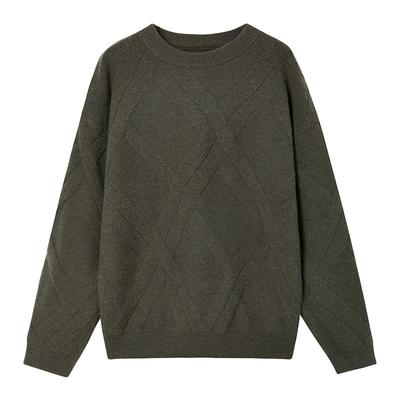 打底衫毛衣秋冬季菱形休闲保暖