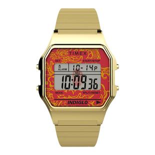 189-199会员内购◆TIMEX天美时T80系列龙年限定款复古电子手表