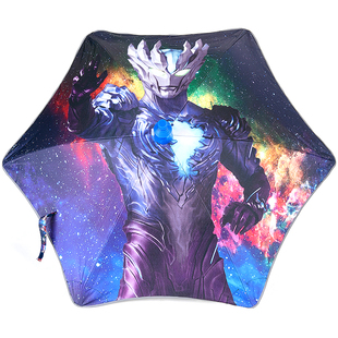 赛罗奥特曼儿童雨伞安全圆角长柄伞男童幼儿园宝宝晴雨伞3-12岁新