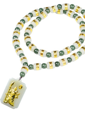 999黄金转运珠项链套装