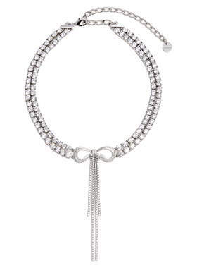 self-portrait蝴蝶结流苏choker