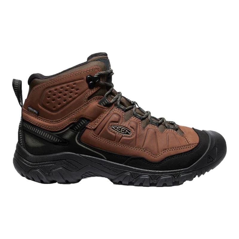 KEEN男款Targhee IV Mid WP踏极中帮轻量户外防水登山徒步鞋宽版