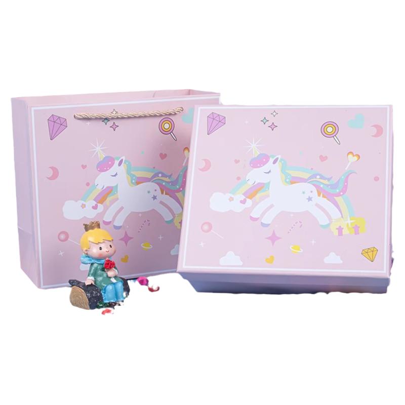 卡通礼品盒可爱独角兽