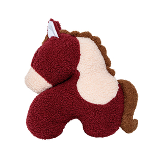 新年红色抱枕2026马年吉祥物沙发客厅氛围感喜庆高级感创意靠垫