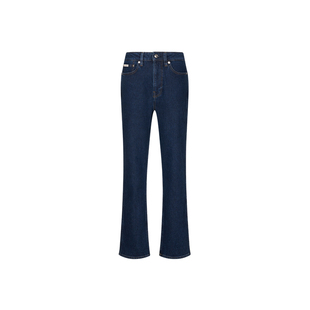 【免费改裤】CK Jeans26四季款女士复古高腰修身显瘦铅笔裤牛仔裤