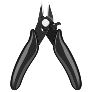 斜口剪钳迷你斜嘴小型电工维修剪线如意钳模型修边水口钳手工剪子