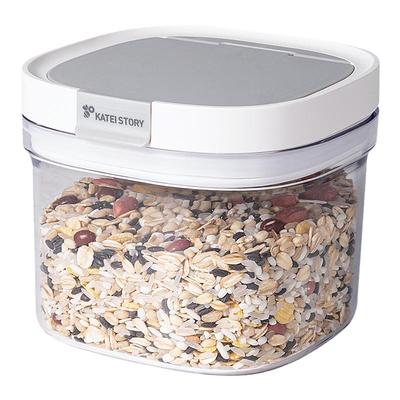 家之物语厨房杂粮密封罐带磁吸勺