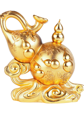 现货李居明葫芦霸摆件二黑位