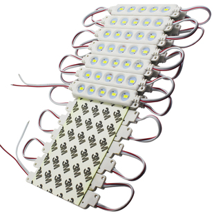 LED广告12V灯条5730高亮5灯贴片透镜模组户外防水灯箱发光字模块