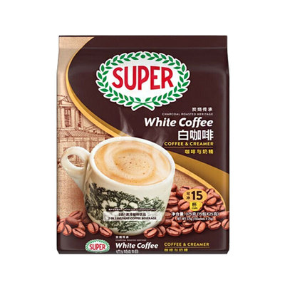 新加坡超级咖啡炭烧白咖啡15条袋
