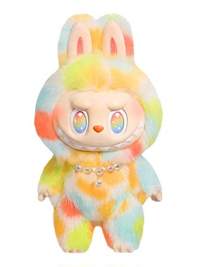 POPMARTLABUBU联名搪胶毛绒公仔