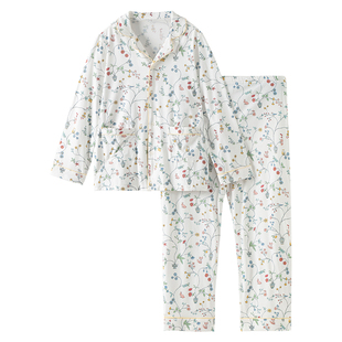 欢喜小熊女士家居服套装产妇春秋长袖月子服两件套孕妇喂奶哺乳衣