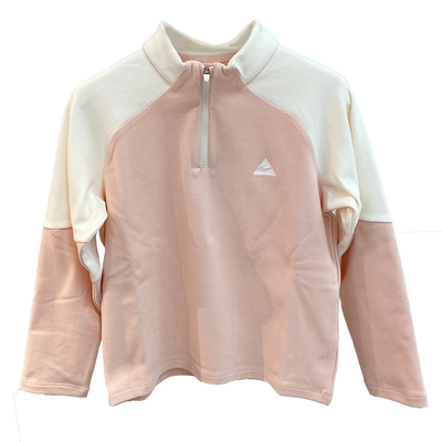 鸿星尔克女大童运动加绒卫衣外套