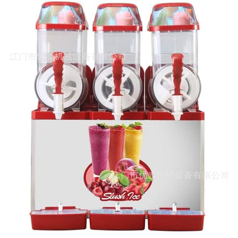 商用雪融机单缸双缸三缸雪泥机家用餐厅全自动雪融机冰沙机饮料机