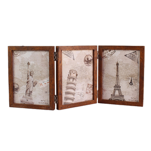 创意组合相框6寸7寸折叠复古风双面拼图汉服写真照片屏风相架摆台