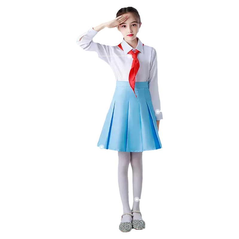 冯琳同款儿童合唱表演服中小学生爱国朗诵比赛班服男女童演出服秋