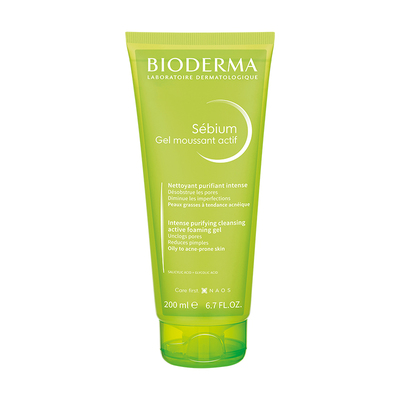 贝德玛洁面啫喱祛痘水杨酸洁面