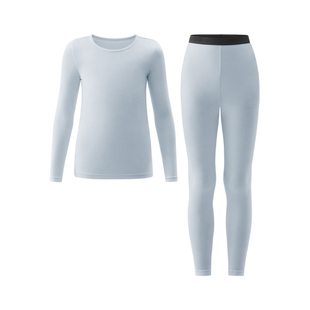 蕉内热皮3系儿童保暖内衣套装男童女童圆领加绒睡衣秋衣秋裤冬季