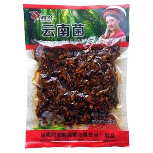 鸿兴云南特产菌香辣鸡枞菌鲜香松茸菌麻辣牛肝菌即食金针蘑菇藕片