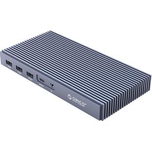 ORICO/奥睿科 雷电3硬盘扩展坞nvme固态硬盘盒双盘位typec拓展坞sata转换器m.2适用平板电脑ssd接口40Gbps