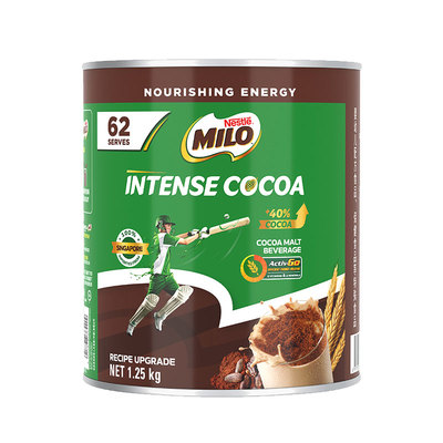 Nestle MILO雀巢美禄巧克力可可粉烘焙固体饮料1250g新加坡进口