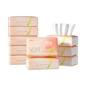 超亚云柔巾新生婴儿专用宝宝抽纸超柔纸巾保湿乳霜纸120抽5包