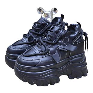 欧货爆款14cm老爹鞋女松糕厚底10cm运动鞋ins透气增高12cm休闲鞋