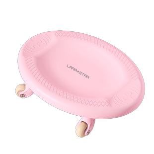 劳拉之星LS1224健身静音滑行盘腹肌核心力量训练脚踩四轮万向健腹