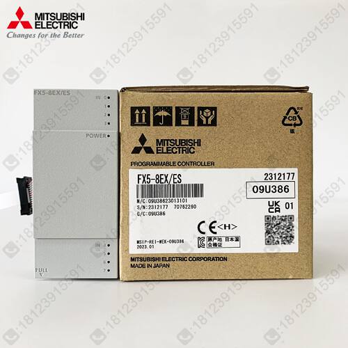 议价三菱FX5U系列8点输入扩展模块 FX5-8EX/ES 原装进口 保修1年