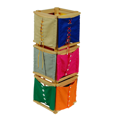 蒙氏教具衣饰组框蒙台日常生活