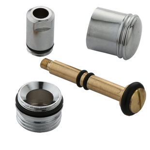 全铜提拉分水器配件混水阀浴缸三联水龙头切换开关铜拉杆拉帽淋浴