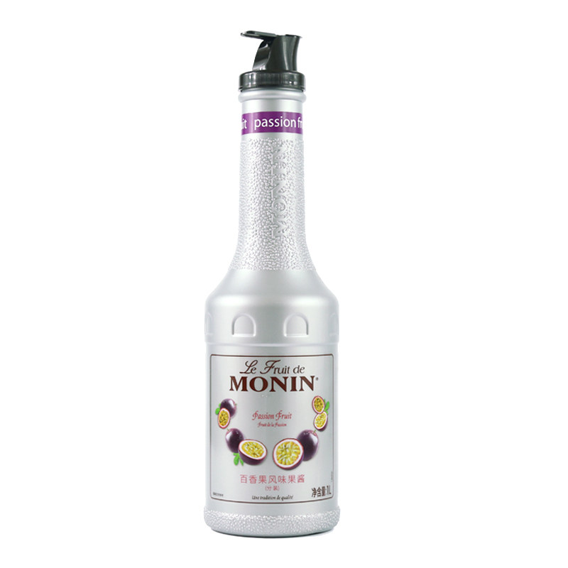 莫林MONIN百香果风味果酱果泥1000ml调鸡尾酒冰沙果汁饮料