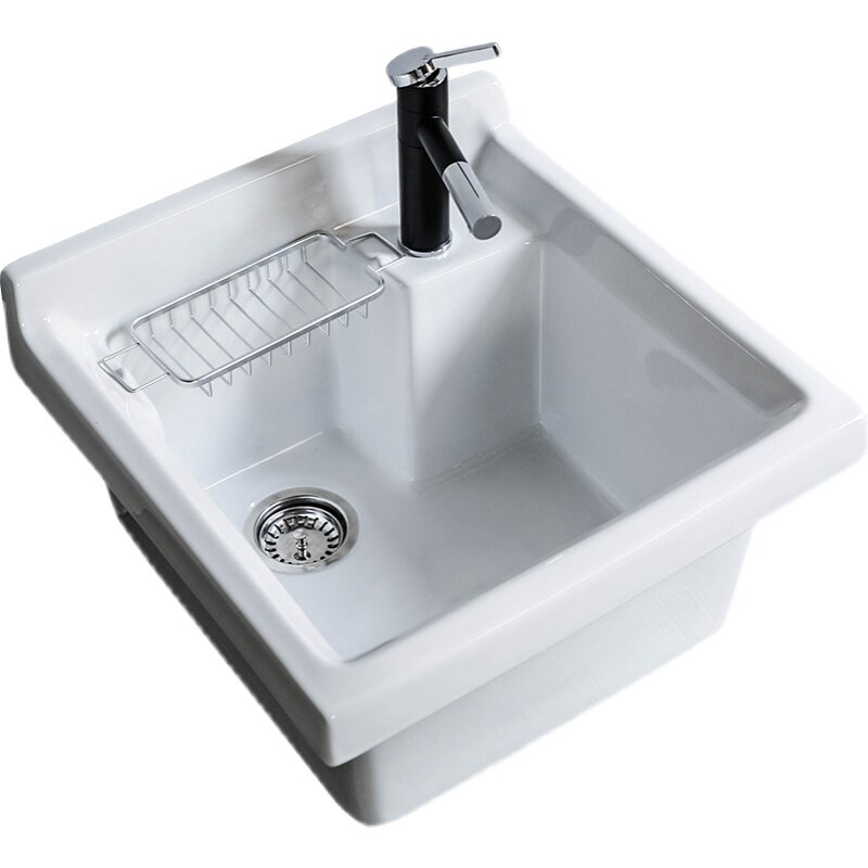 落地大水槽一体成型阳台洗衣池