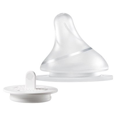 【原装正品】babycare歪头超滤奶瓶PPSU玻璃专用配件配套奶嘴吸管